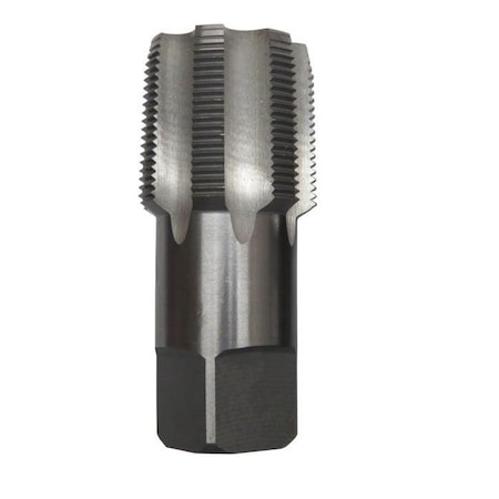Pipe Tap, Series DWT, Imperial, 38 Size, NPT Thread Standard, 8 Flutes, Right Hand Cutting Directi